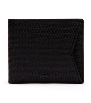 Men's Chantaco Piqué Leather 8 Card Holder And Wallet Noir