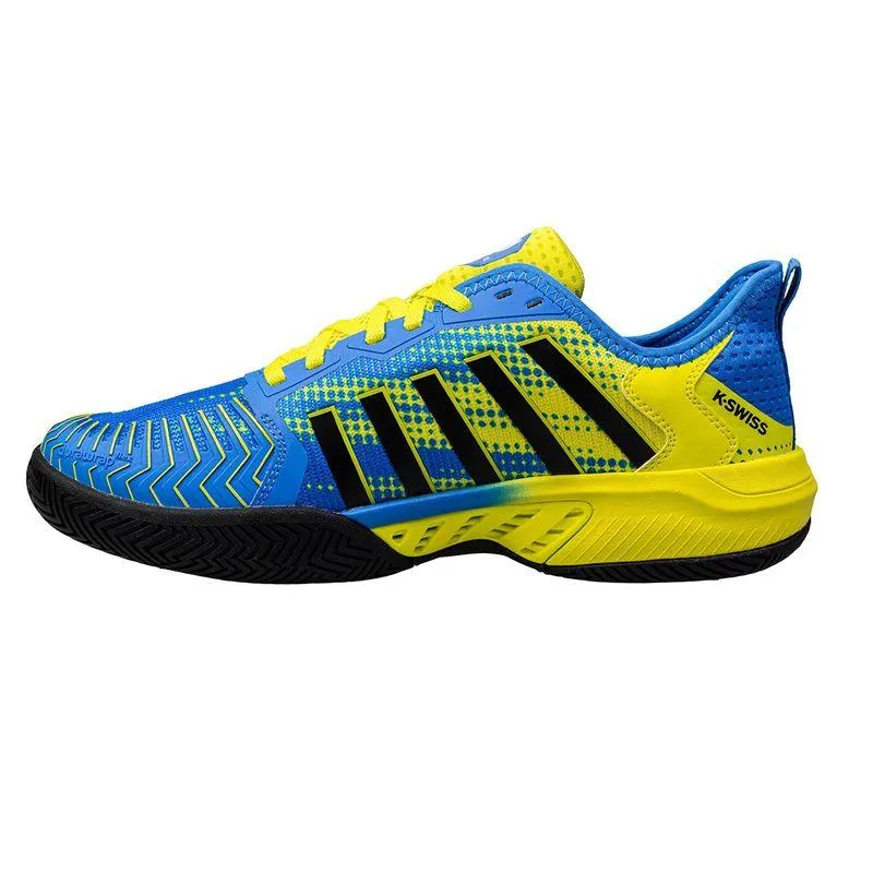 Men's Pickleball Supreme Shoes Brilliant Blue and Optic Yellow