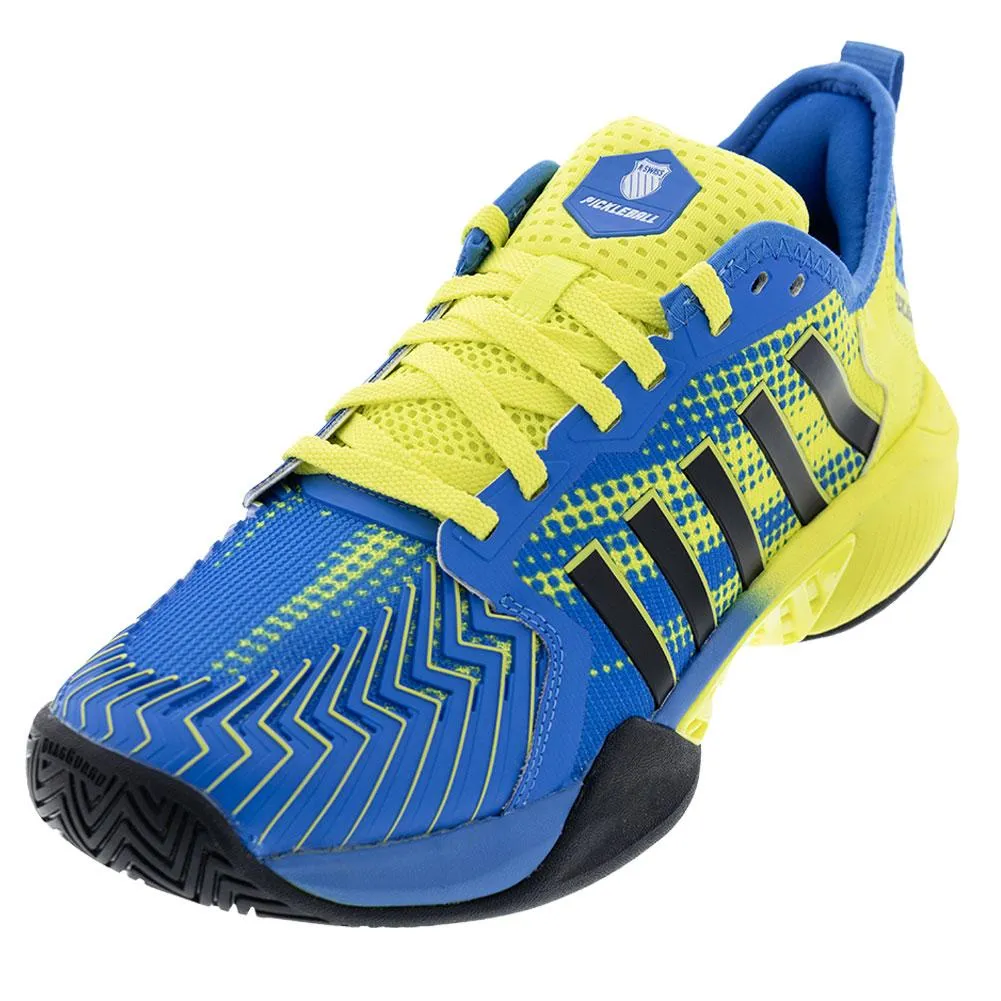 Men's Pickleball Supreme Shoes Brilliant Blue and Optic Yellow