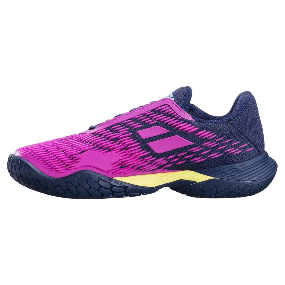 Men's Propulse Fury 3 All Court Tennis Shoes Dark Blue and Pink Aero