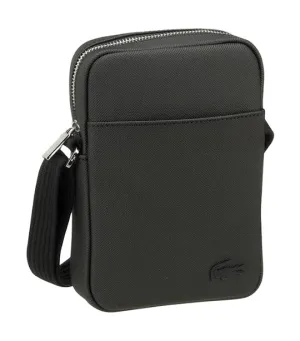 Men's Small Flat Crossover Bag Black