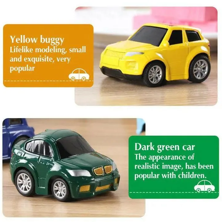 Mini Alloy Cars set 9 pieces