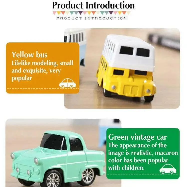 Mini Alloy Cars set 9 pieces