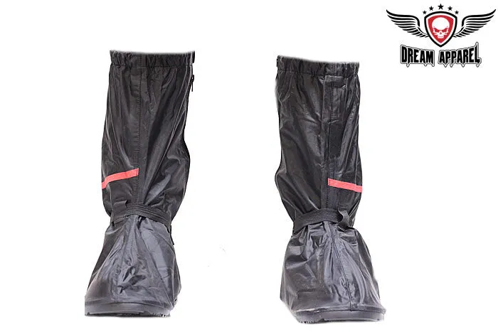 Motorcycle Rain Boot Covers With Rubber Outer Sole - Raingard Legs