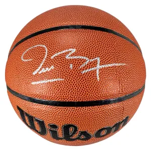 Muggsy Bogues Signed NBA Wilson Authentic Series Basketball Silver Signature (Beckett)