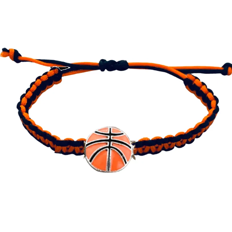 Multi Colored Basketball Rope Bracelet - Pick Color