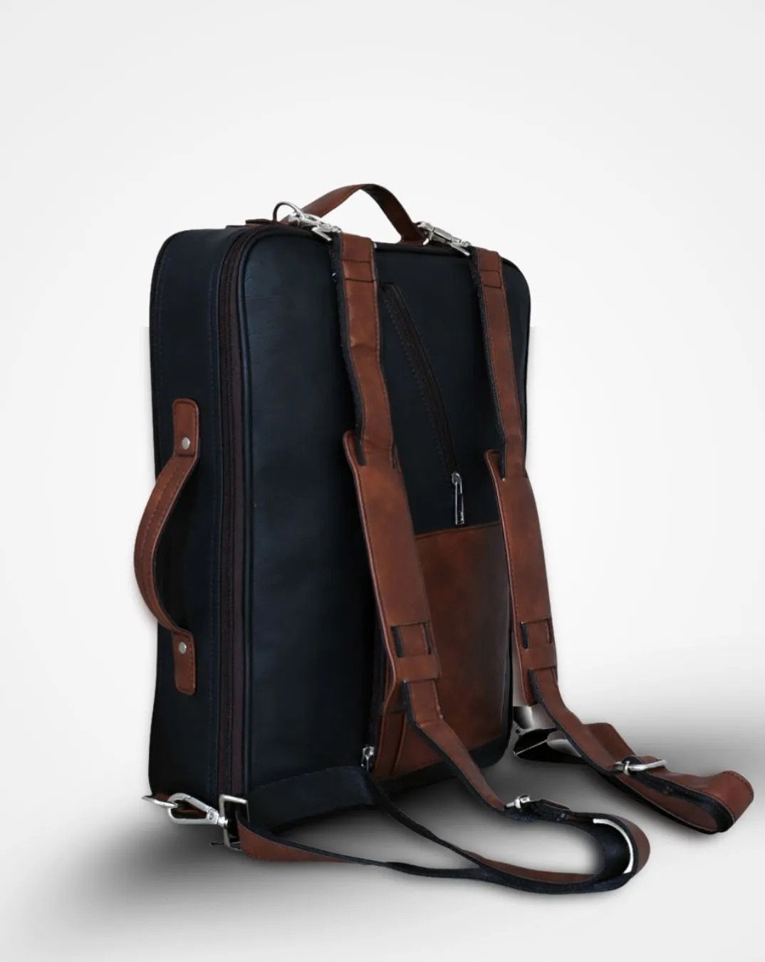 Munich The Perfect Travel Backpack -  (Black and Brown)