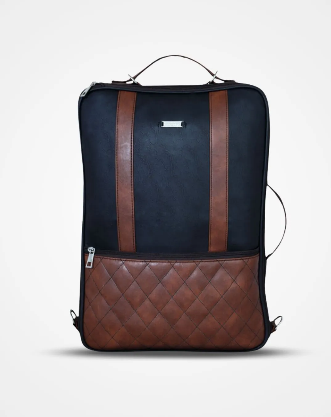 Munich The Perfect Travel Backpack -  (Black and Brown)