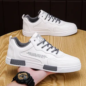 New Youth Casual Sports Small White Board Shoes Men  Spring Breathable Students All-match Trendy Shoes