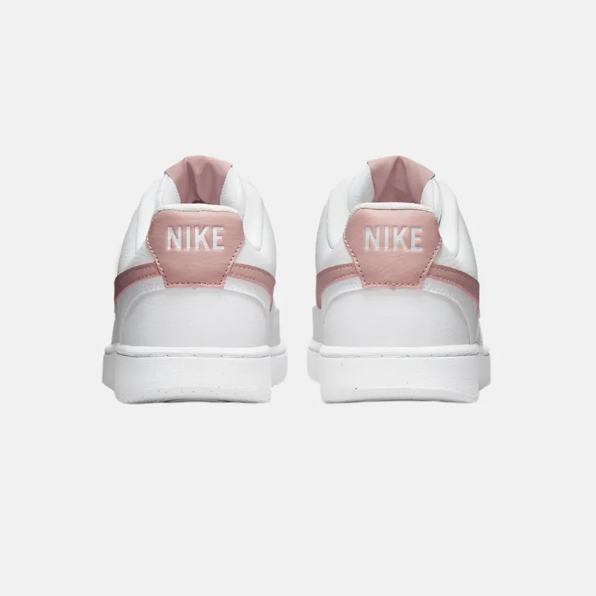 Nike Court Vision Low Next Nature Women's Basketball Shoes -White/Pink Oxford