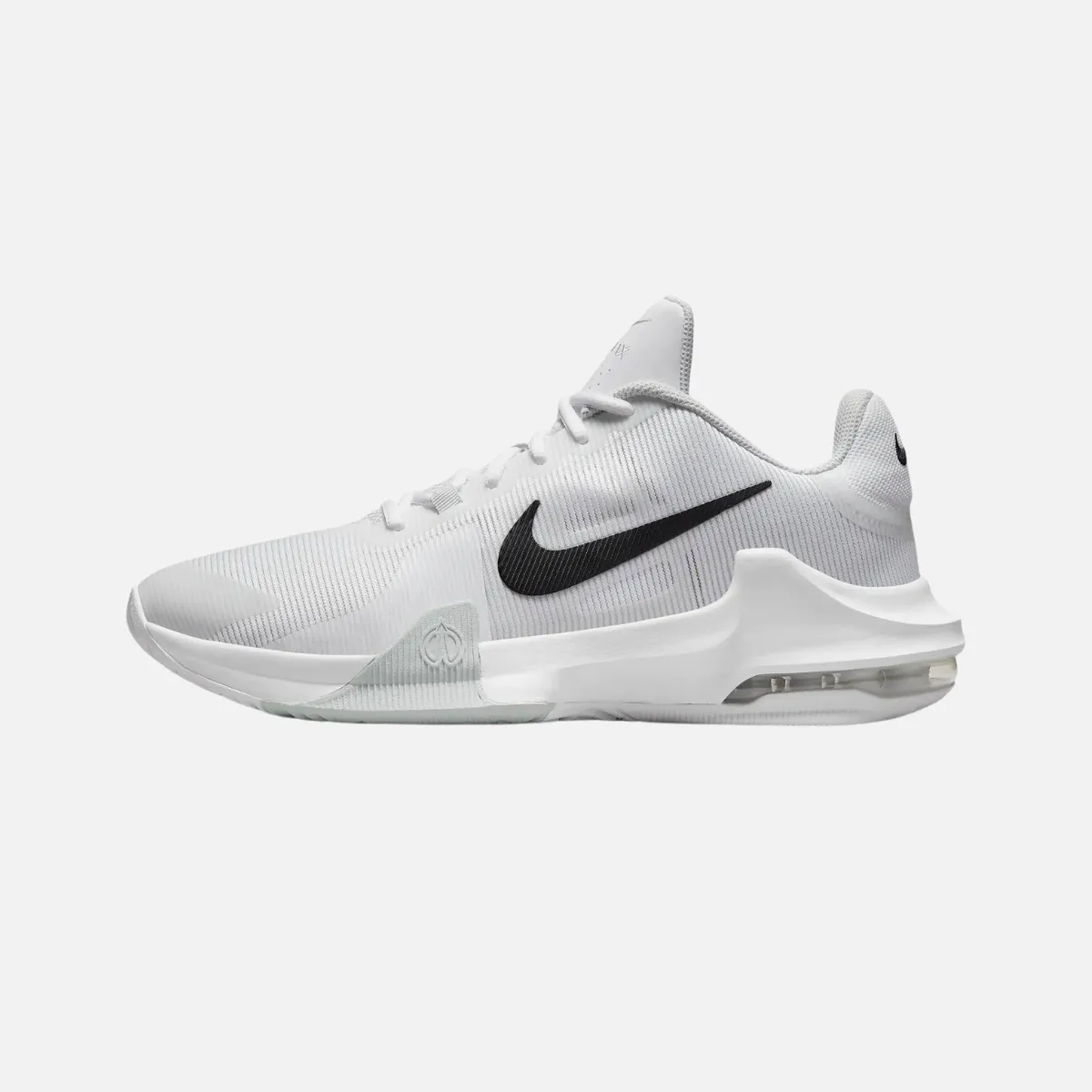 Nike Impact 4 Men's Basketball Shoes -White/Pure Platinum/Black