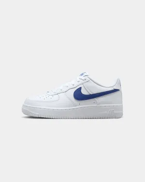 Nike Kids' Air Force 1 (GS) White/Hyper Royal