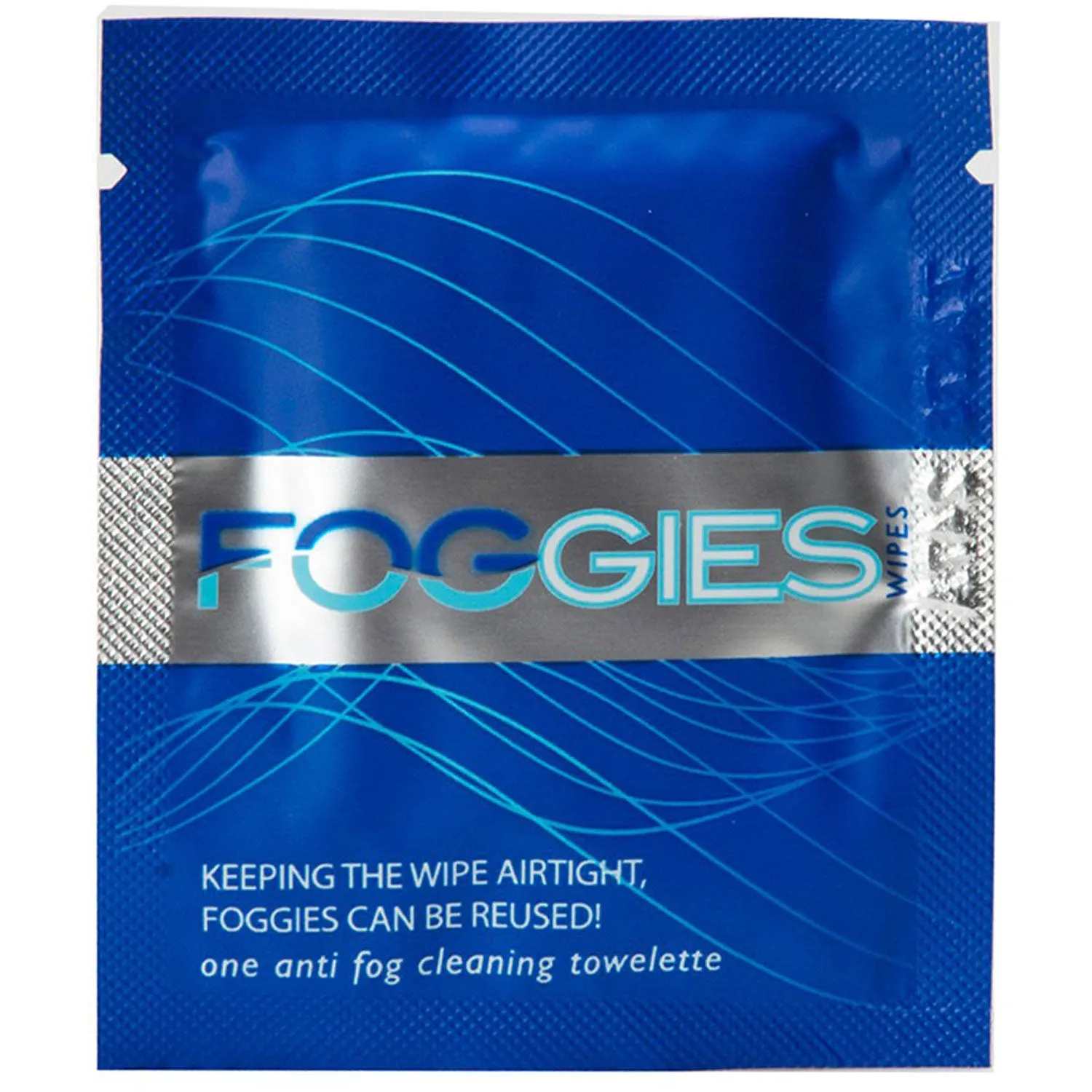 Open Box Foggies Anti-Fog Cleaning Towelettes : Case of 48