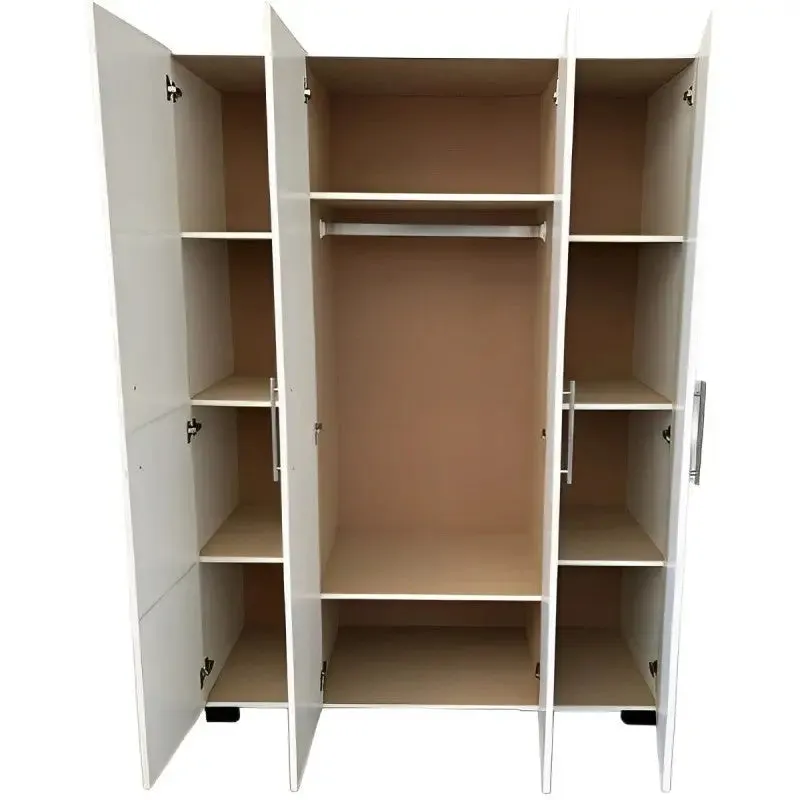 Open Cupboard for Shoes With Freestanding 4 Door Combo