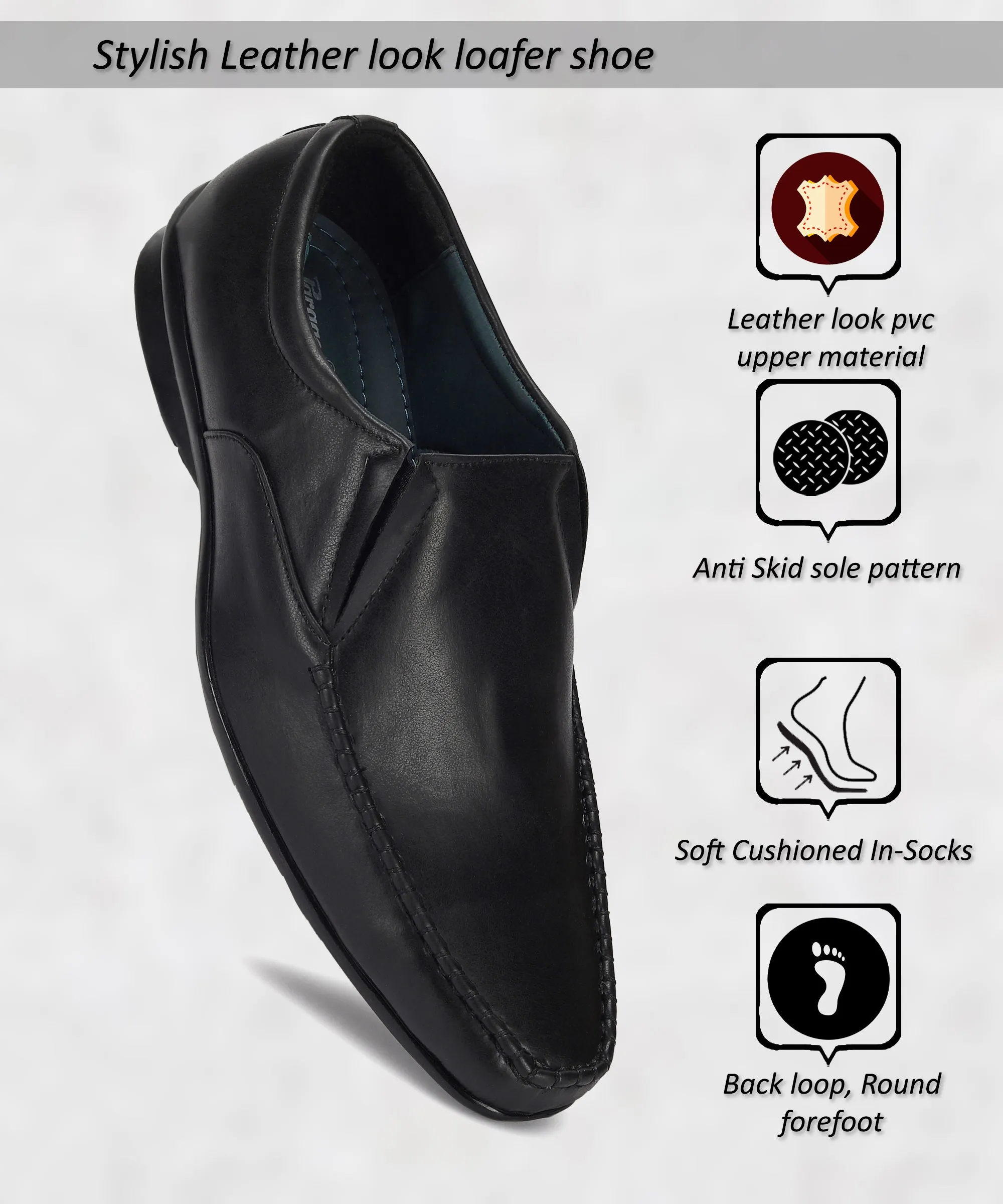 Paragon  K11236G Men Formal Shoes | Corporate Office Shoes | Smart & Sleek Design | Comfortable Sole with Cushioning | For Daily & Occasion Wear