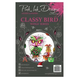 Pink Ink Designs Clear Stamp Classy Bird