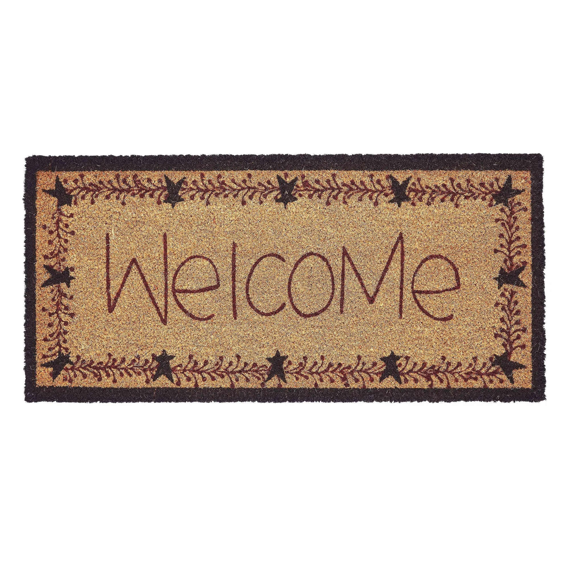 Pip Vinestar Coir Welcome Rug Rect 17x36  **BACKORDERED UNTIL JANUARY 2025**