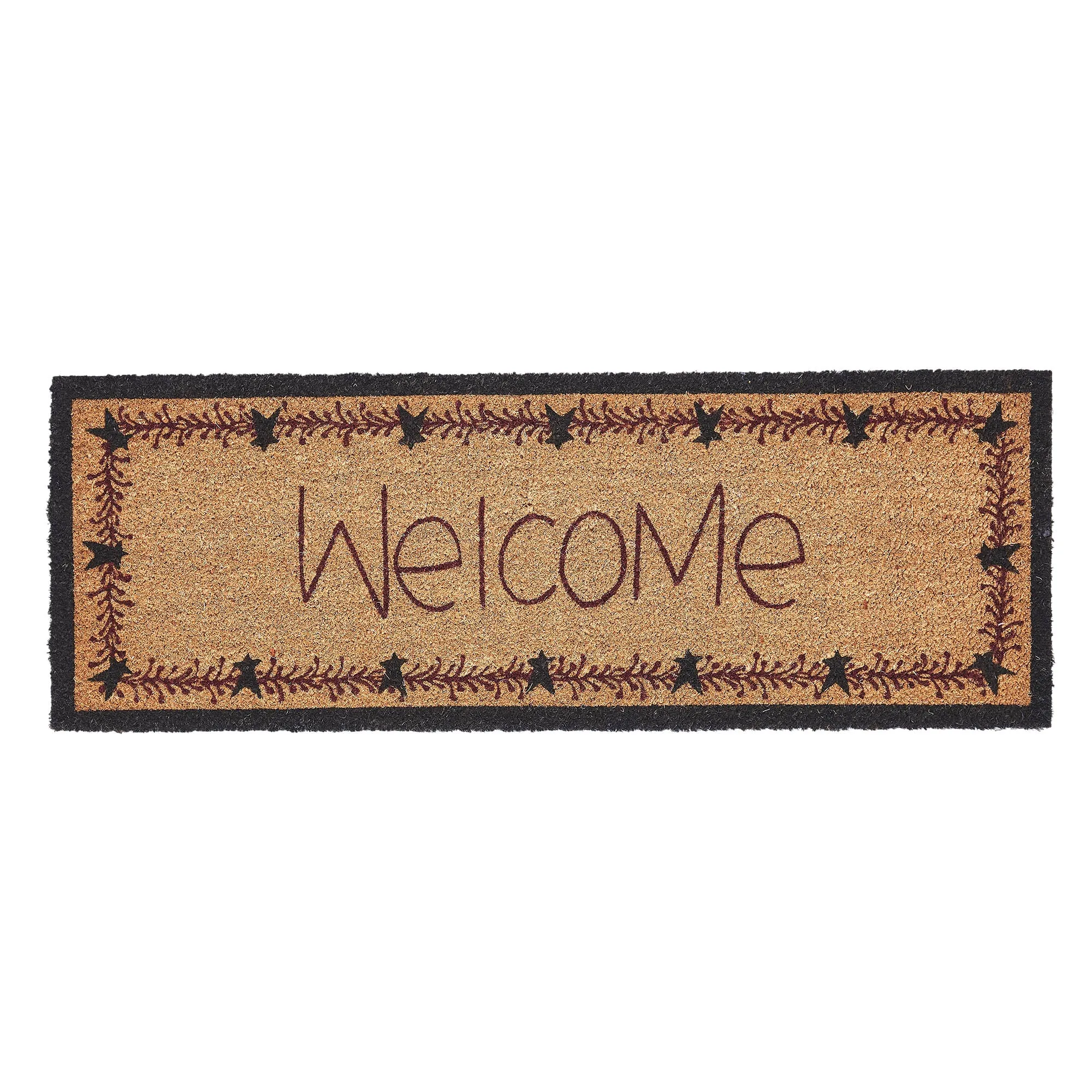 Pip Vinestar Coir Welcome Rug Rect 17x48 **BACKORDERED UNTIL JANUARY 2025**