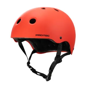 Pro-tec Classic Certified Bright Red Matte Helmet