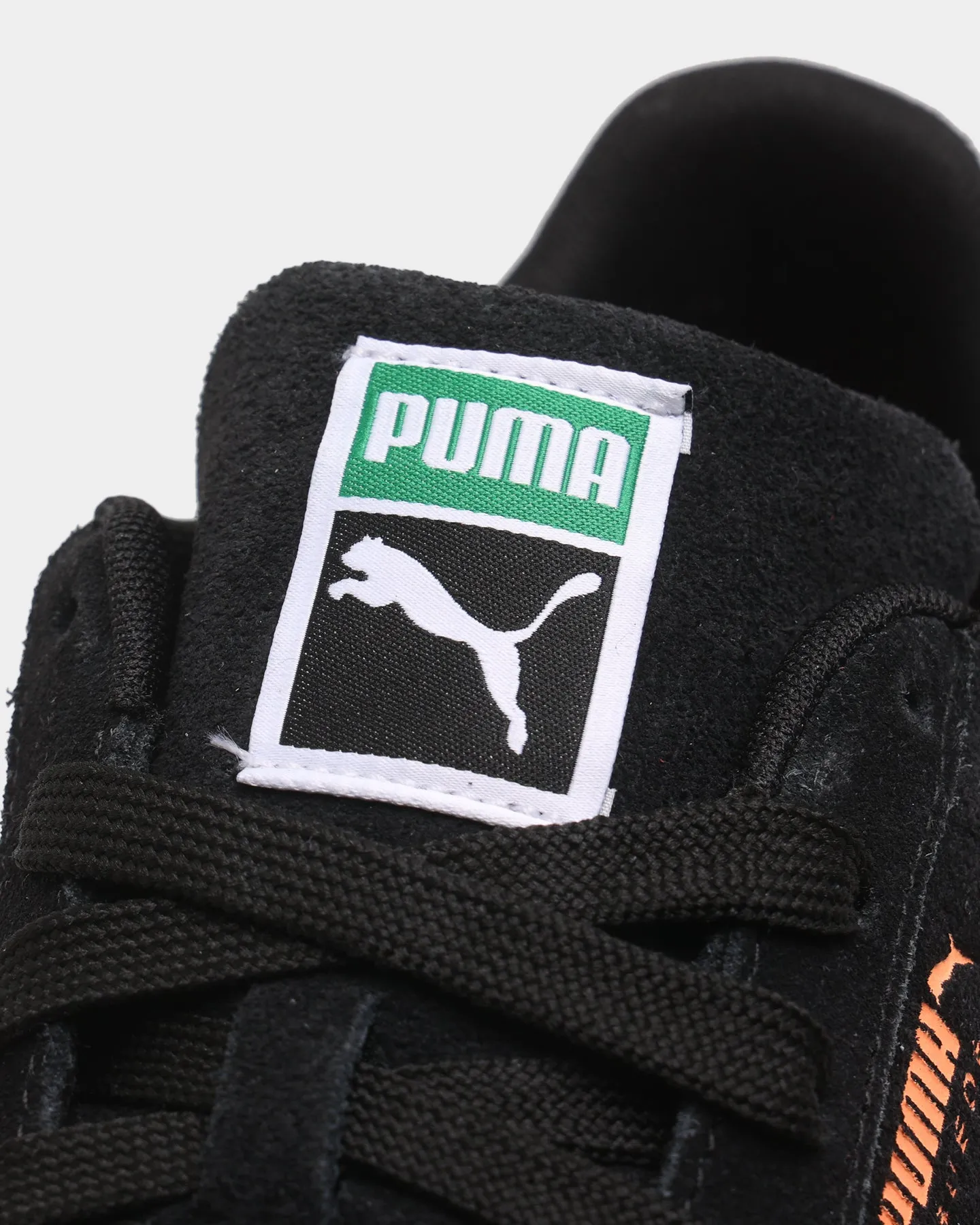 Puma Suede Displaced Basketball Shoes Puma Black-Neon