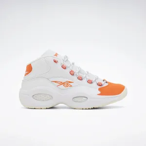 Question Mid Shoes White/Smash Orange/Chalk