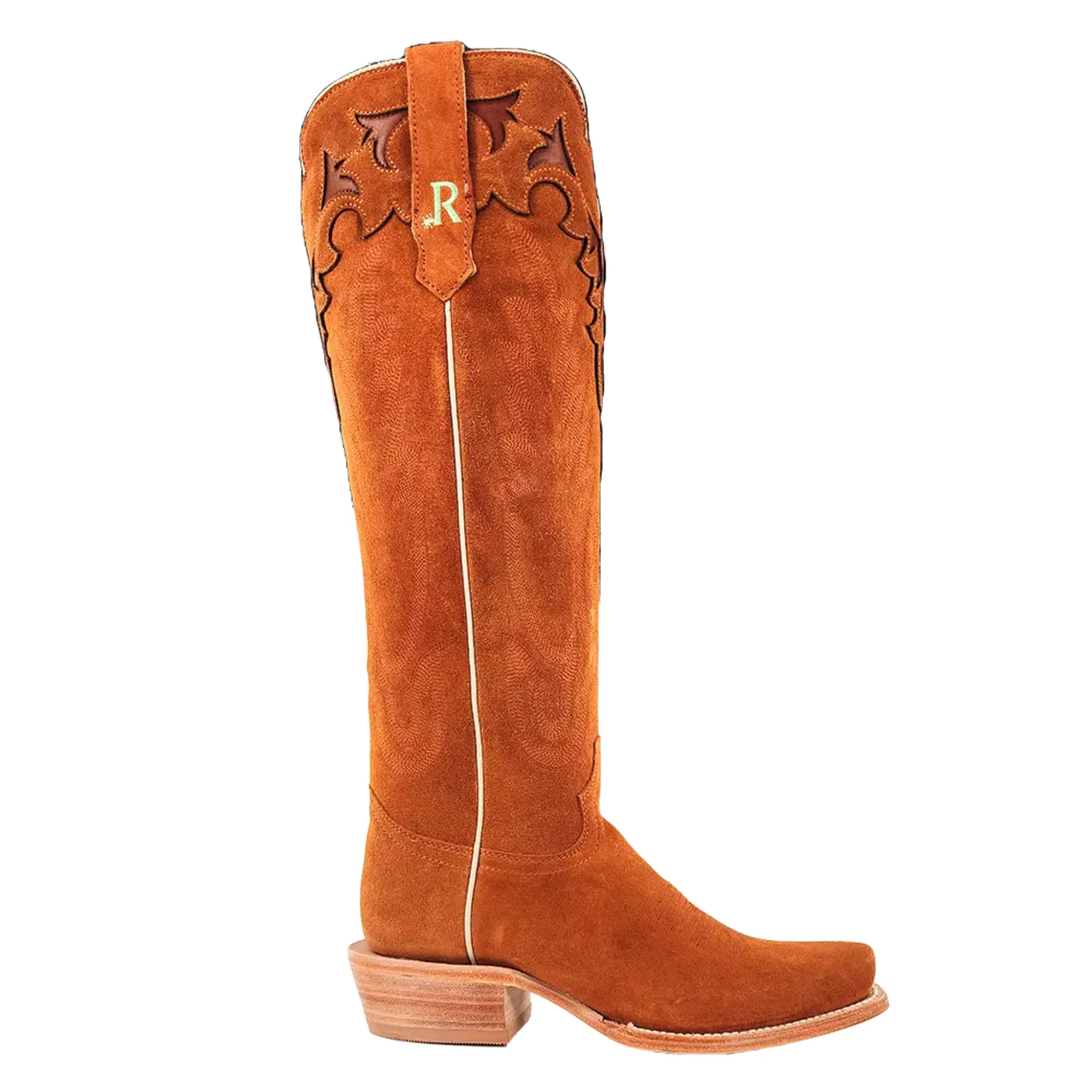 R. WATSON WOMEN'S GINGER SUEDE WESTERN BOOT - RWL8421-1