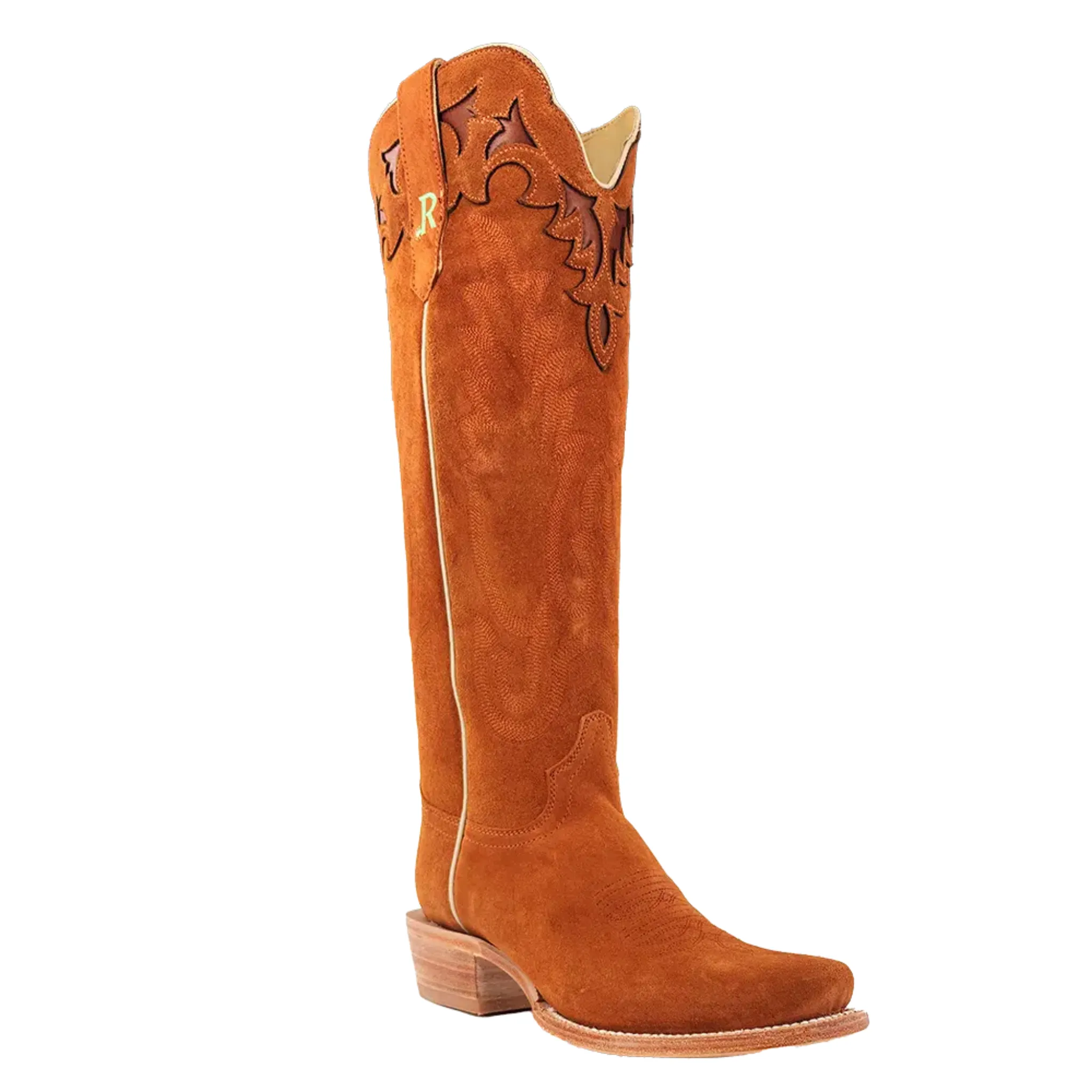 R. WATSON WOMEN'S GINGER SUEDE WESTERN BOOT - RWL8421-1