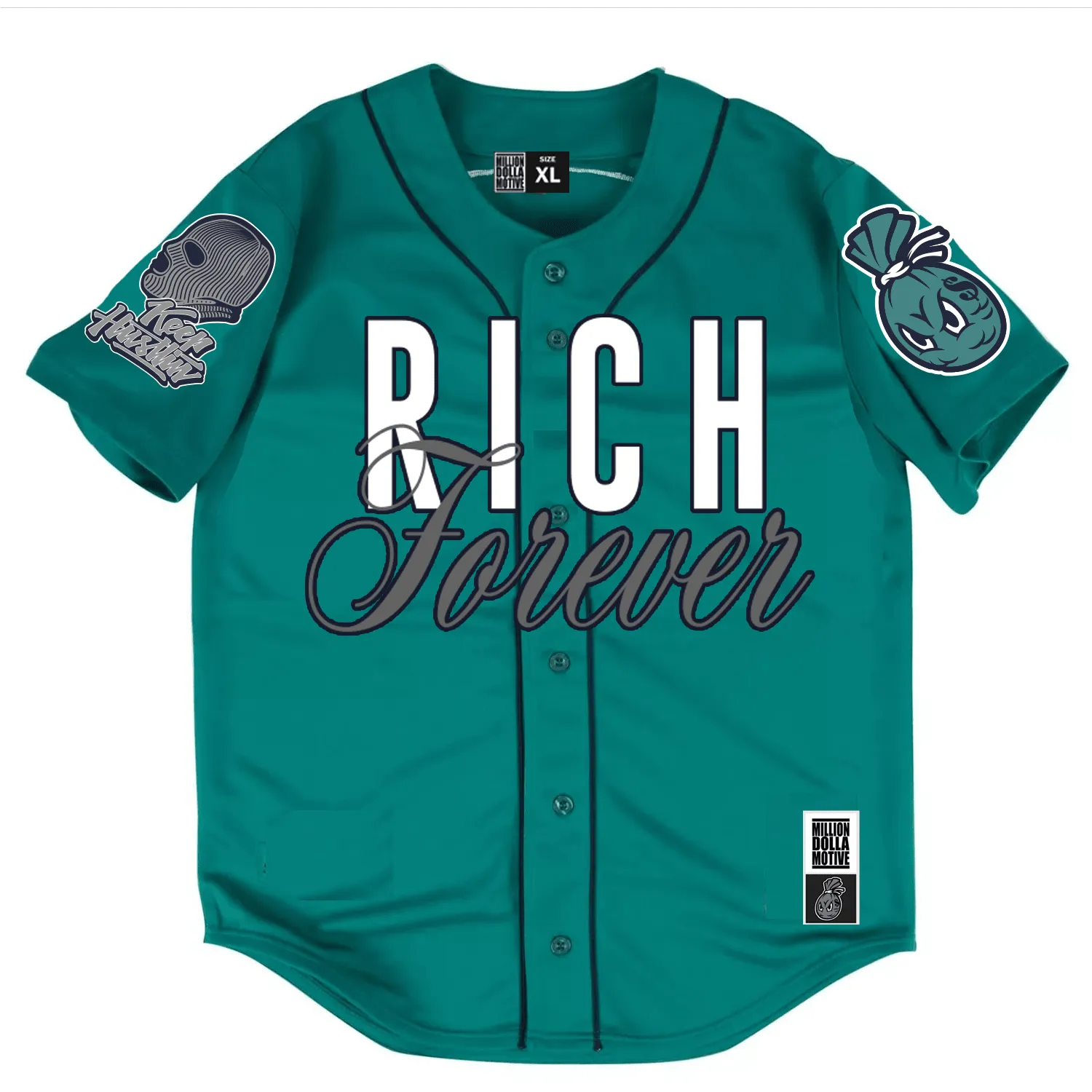 Rich Forever - Teal Shooters Jersey