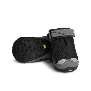 Ruffwear Grip Trex Shoes for Dogs (Obsidian Black Set of Two)