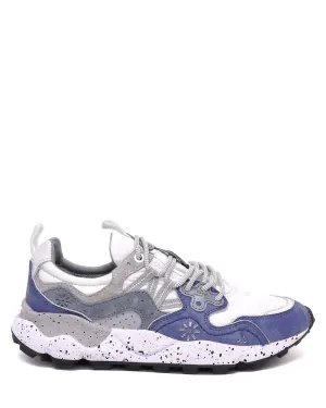 Sneakers Flower Mountain Uomo Blu Chiaro - Bianco