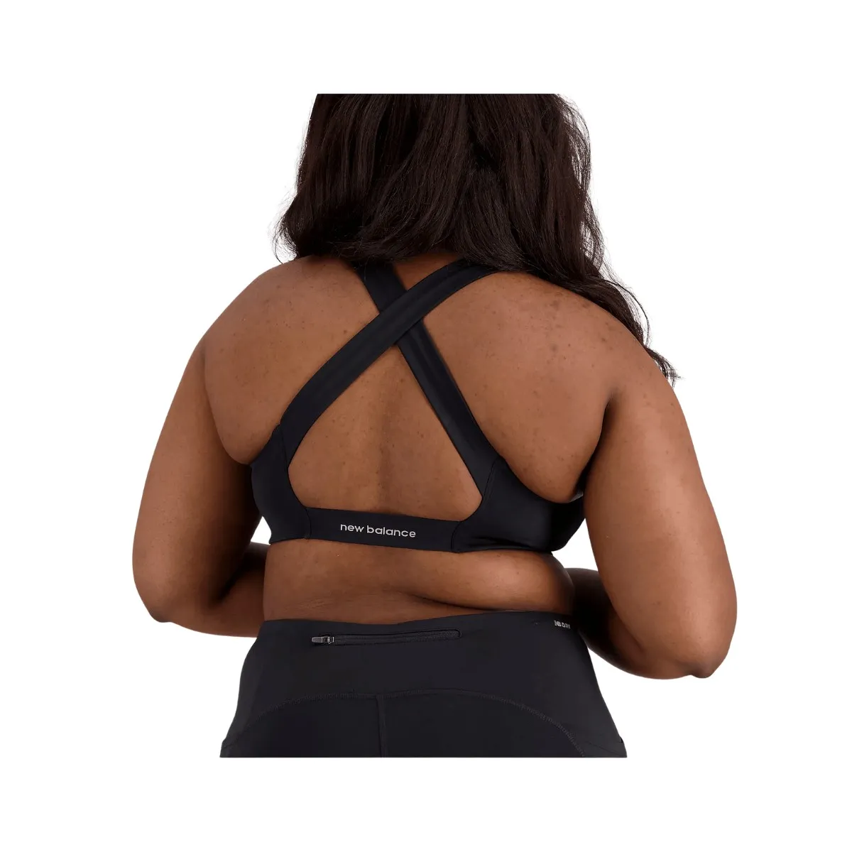 Sports Bra New Balance Fuel Bra Black Woman