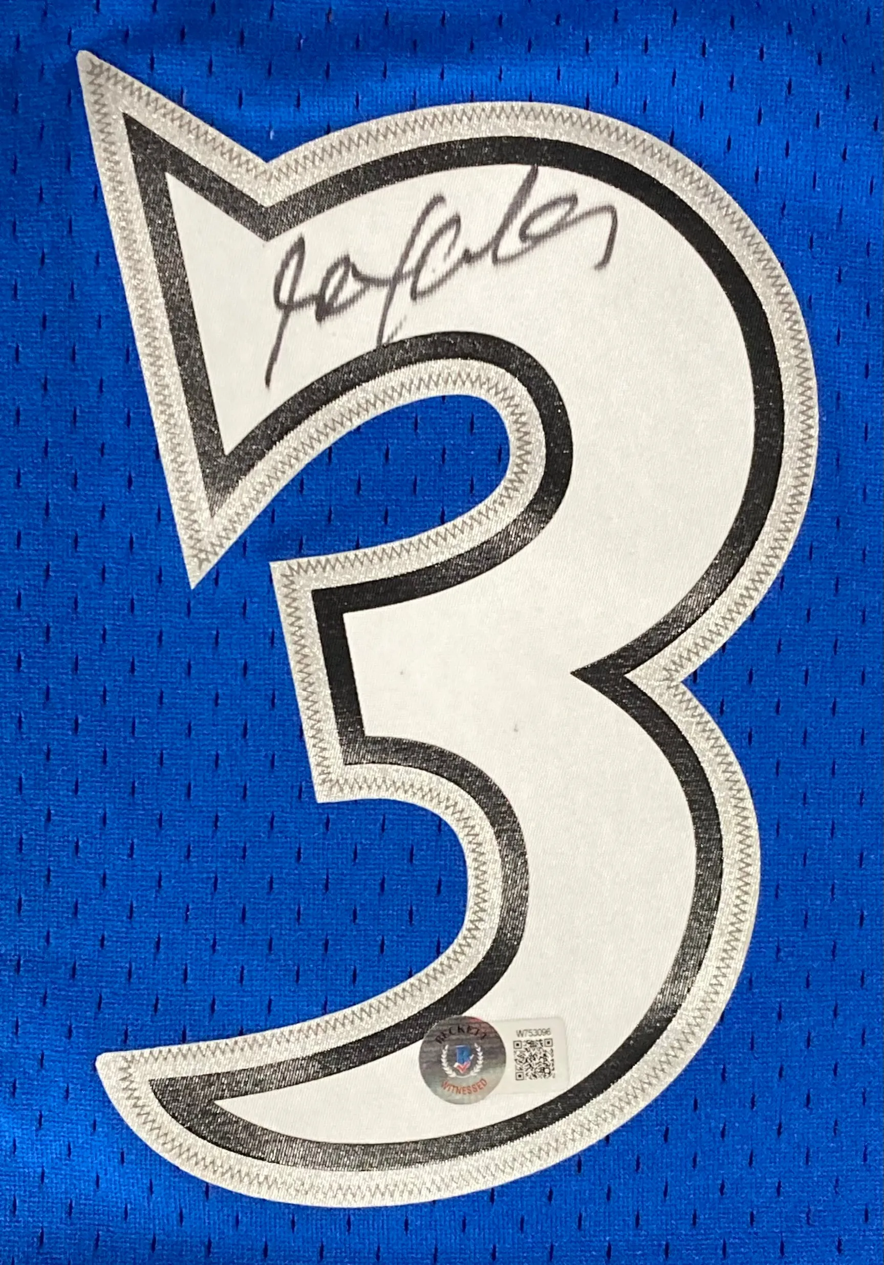 Stephon Marbury Signed Timberwolves 1996/97 M&N HWC Swingman Jersey BAS ITP