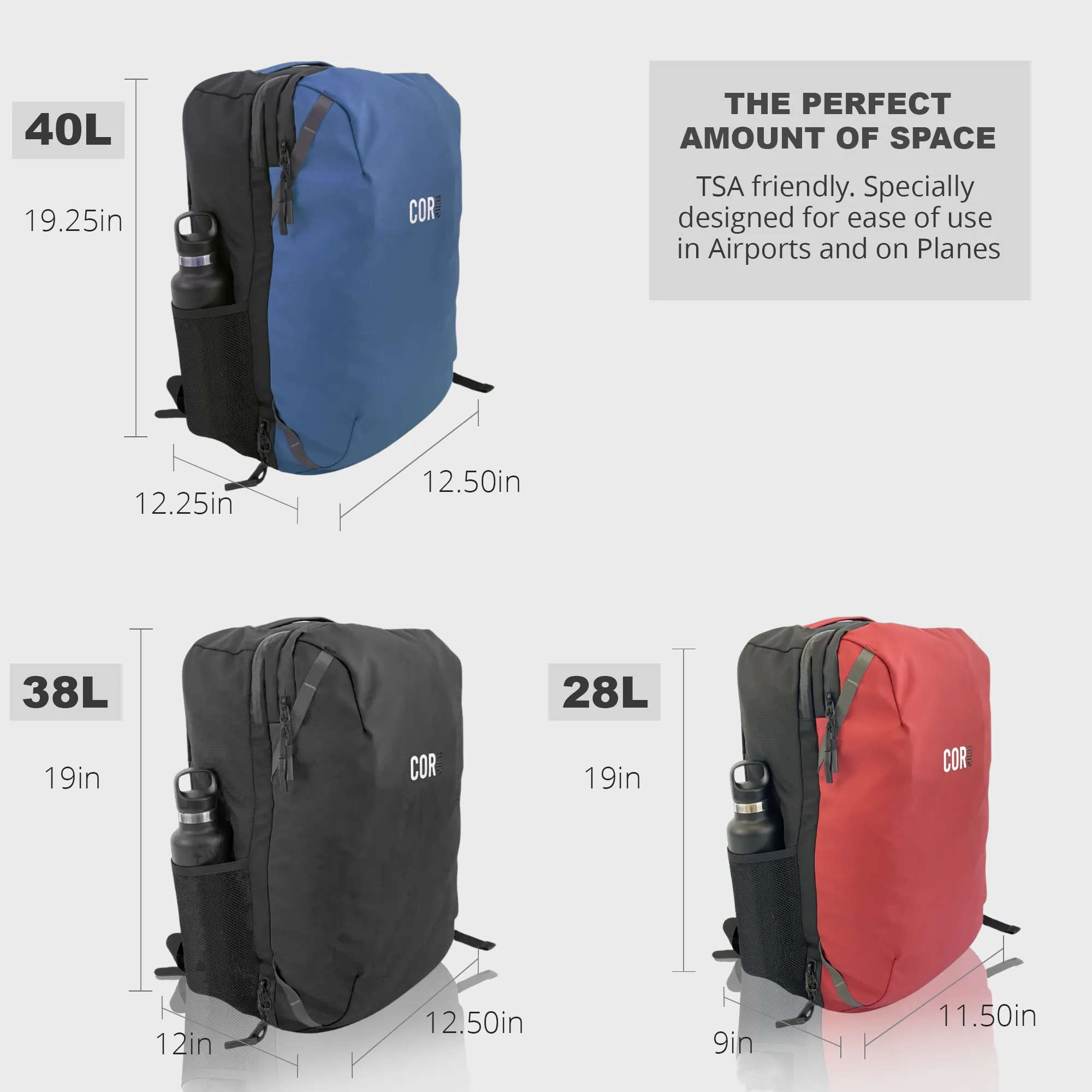 The Island Hopper Travel Backpack 38L