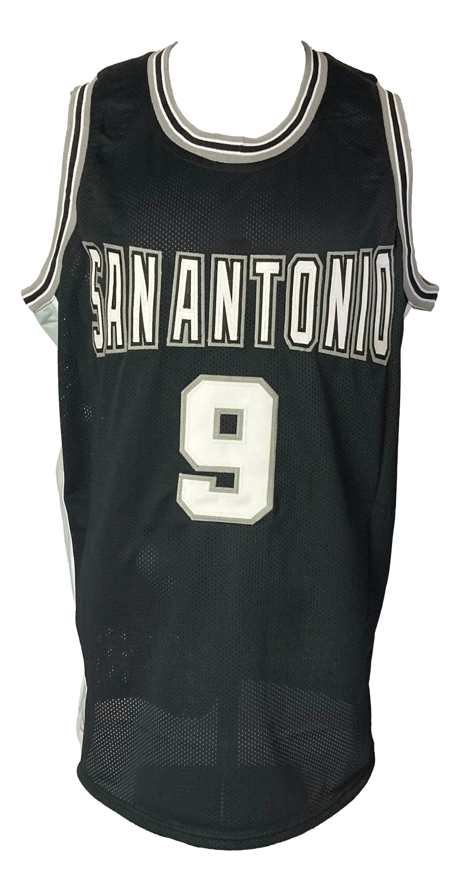 Tony Parker San Antonio Signed Black Basketball Jersey BAS ITP