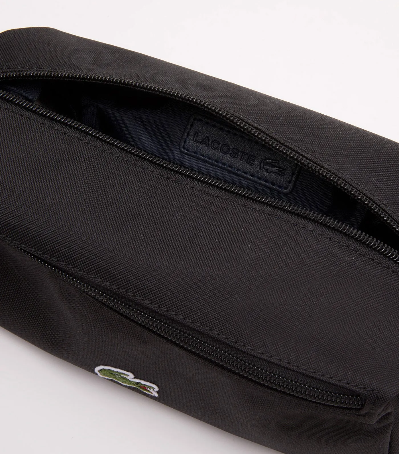 Unisex Zippered Toiletry Bag Noir