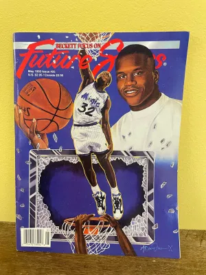 (V) Beckett Focus On Future Stars Basketball Shaquille O'Neal Webber Issue 25 May 1993