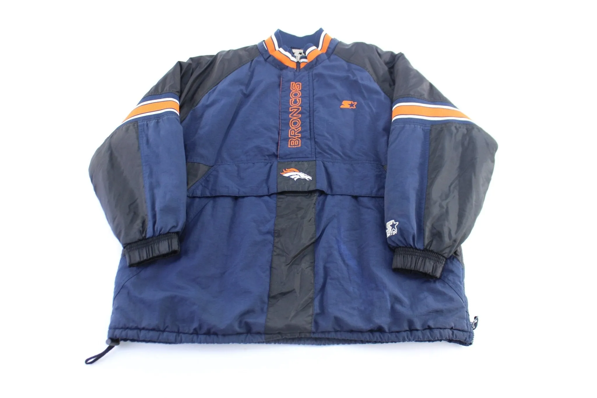 Vintage Denver Broncos Embroidered Starter Zip Up Jacket