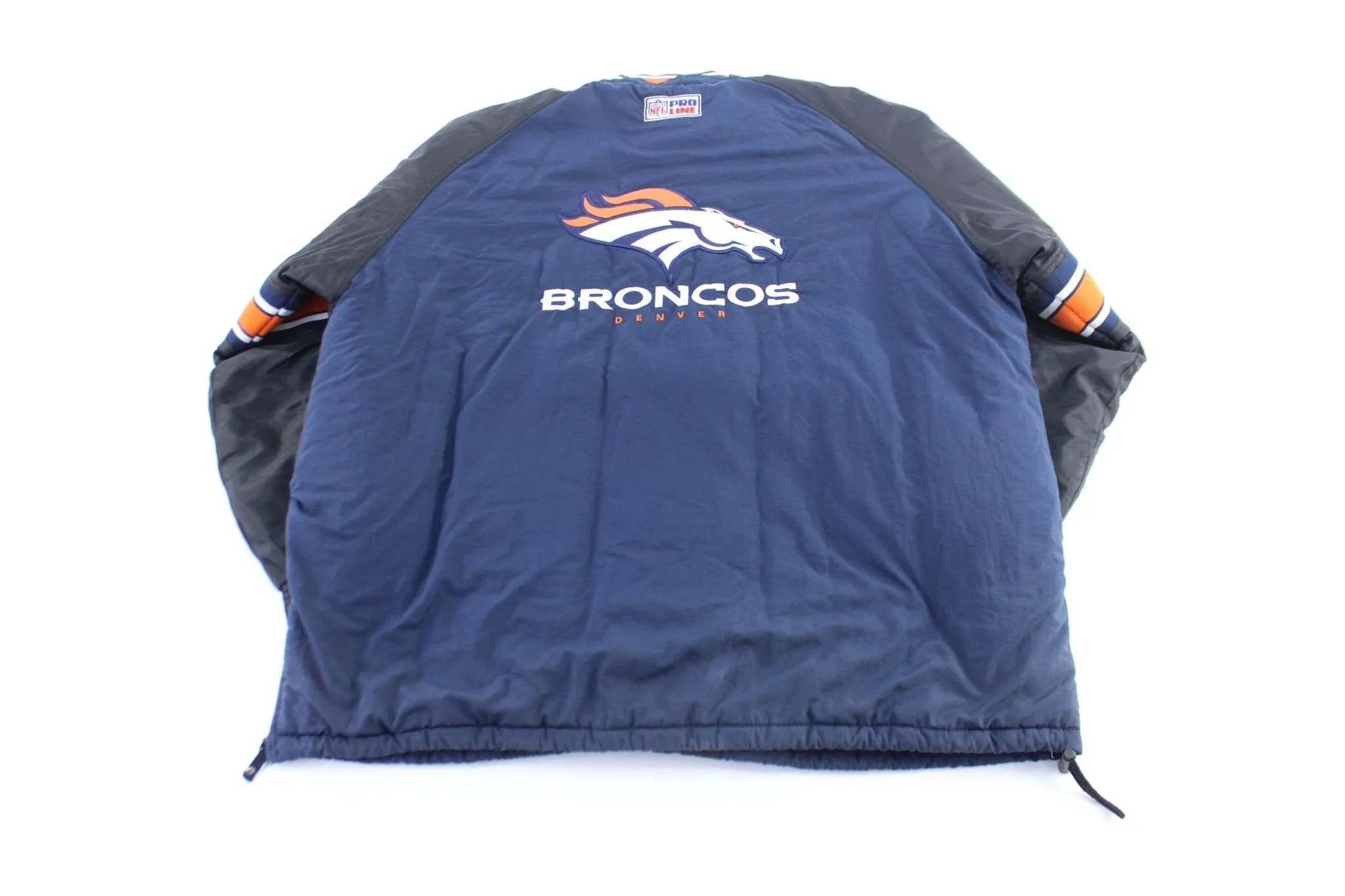 Vintage Denver Broncos Embroidered Starter Zip Up Jacket