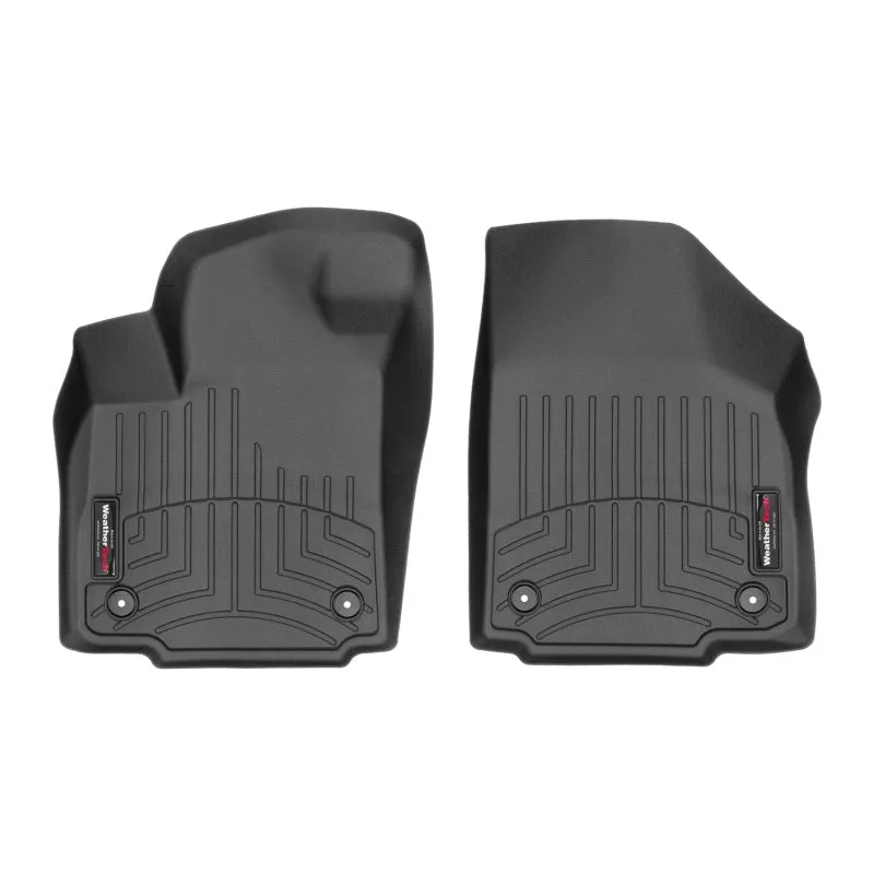 WeatherTech Front Floor Liner - Black / Textured - Ford Fullsize Truck 2017 4410121 - Pair