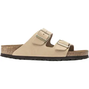 Women's Birkenstock Arizona Soft Footbed Sandcastle Nubuck