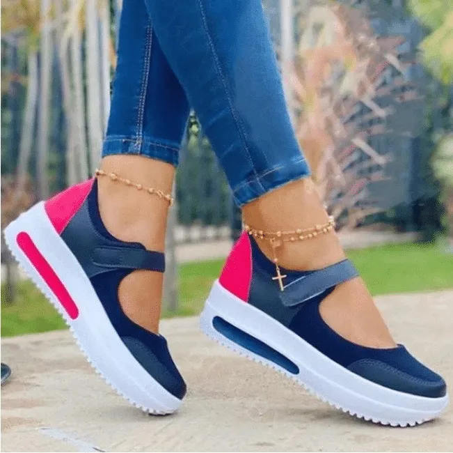 Women's Flat Shoes Summer Mesh Breathable Casual Walking Flats Sneakers 2023