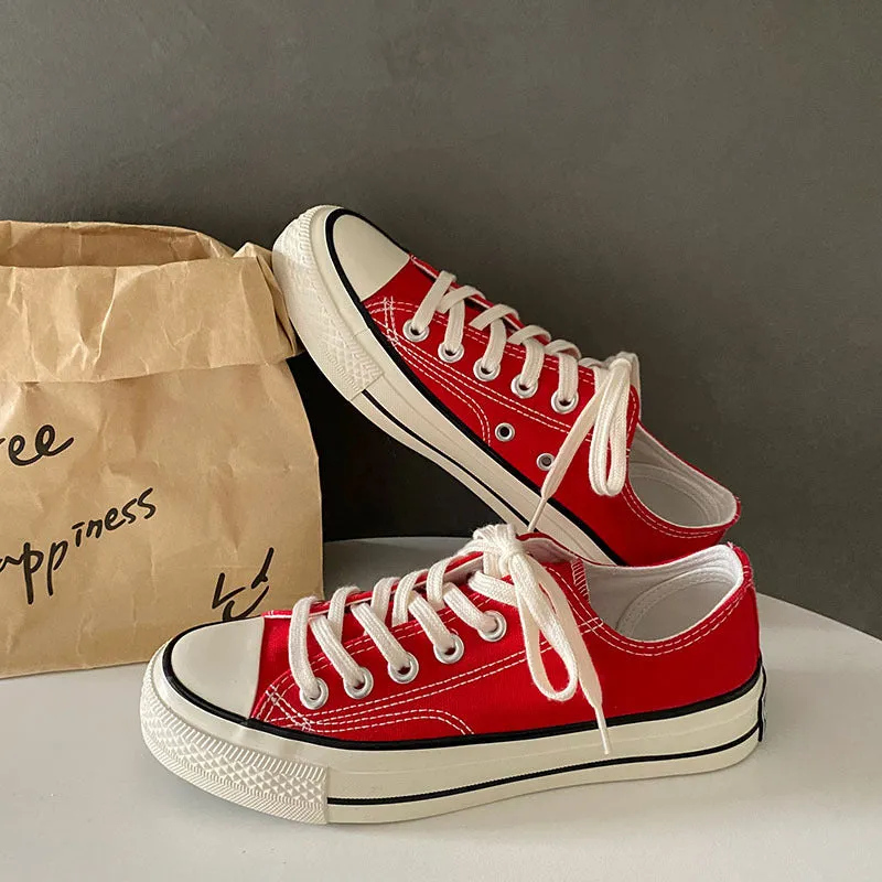 Women's Retro Classic Versatile Couple Board Canvas Shoes