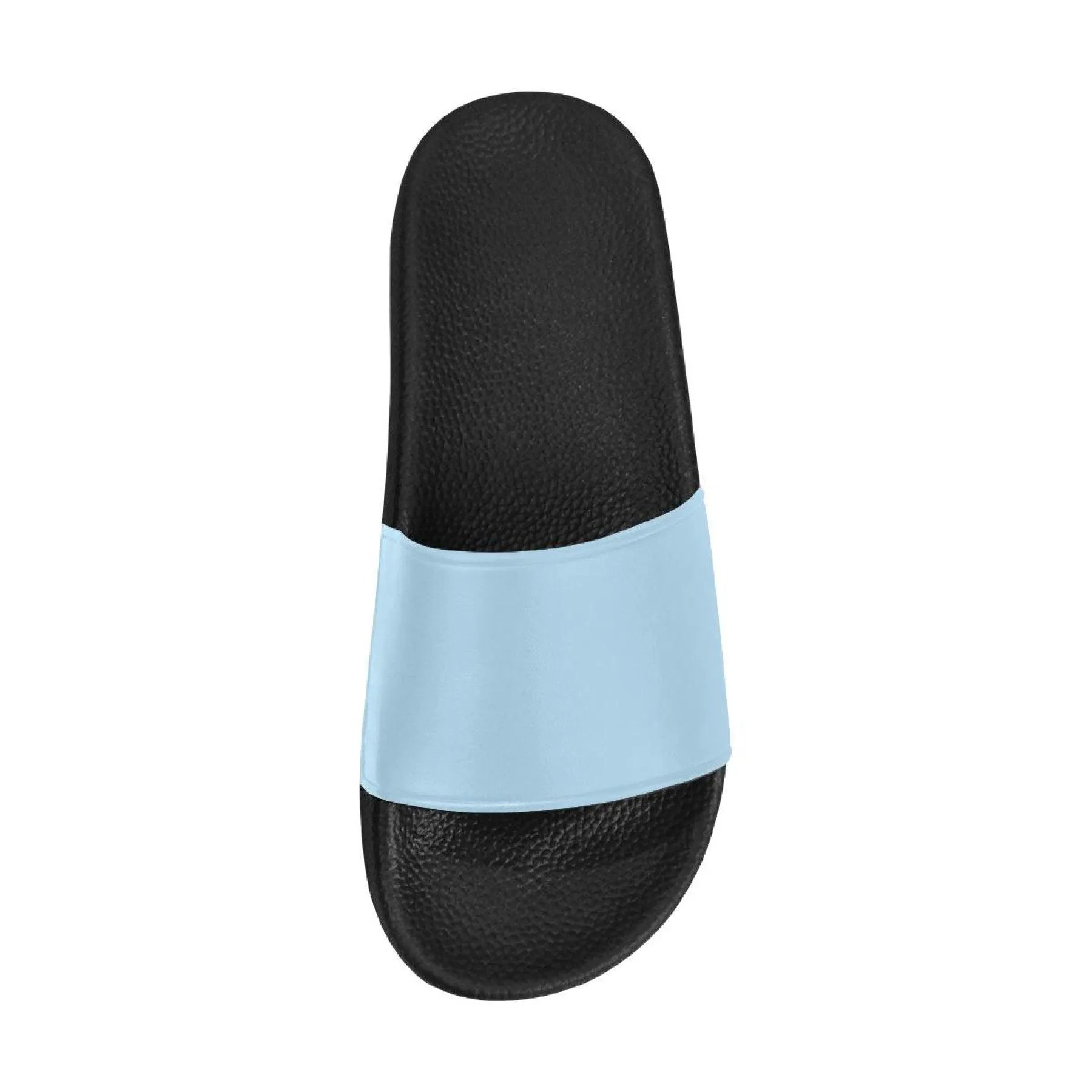 Womens Slides, Flip Flop Sandals, Light Blue