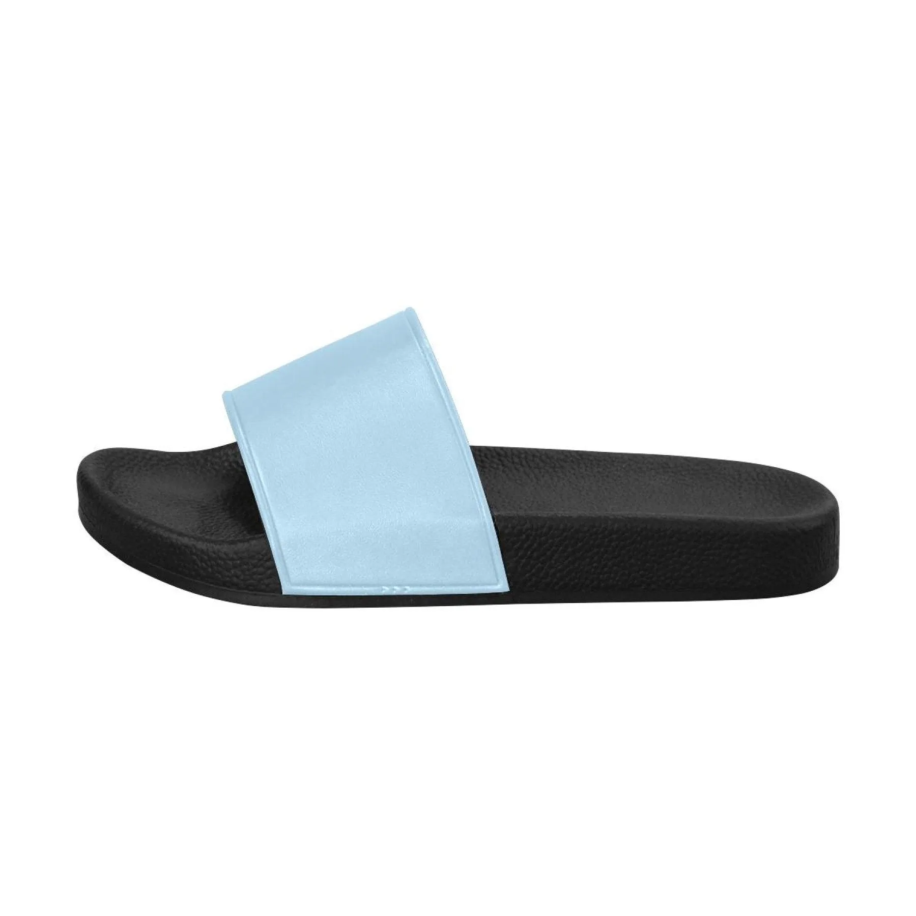 Womens Slides, Flip Flop Sandals, Light Blue