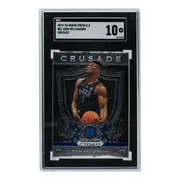 Zion Williamson 2019-20 Panini #51 Pelicans Prizm Crusade Card SGC GM 10